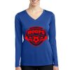 Women's Long Sleeve PosiCharge ® Competitor V Neck Tee Thumbnail