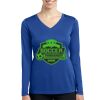 Women's Long Sleeve PosiCharge ® Competitor V Neck Tee Thumbnail