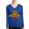 Women's Long Sleeve PosiCharge ® Competitor V Neck Tee Thumbnail