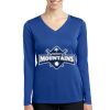Women's Long Sleeve PosiCharge ® Competitor V Neck Tee Thumbnail
