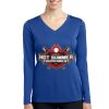 Women's Long Sleeve PosiCharge ® Competitor V Neck Tee Thumbnail