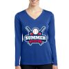 Women's Long Sleeve PosiCharge ® Competitor V Neck Tee Thumbnail