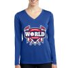 Women's Long Sleeve PosiCharge ® Competitor V Neck Tee Thumbnail