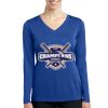 Women's Long Sleeve PosiCharge ® Competitor V Neck Tee Thumbnail