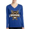 Women's Long Sleeve PosiCharge ® Competitor V Neck Tee Thumbnail