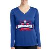 Women's Long Sleeve PosiCharge ® Competitor V Neck Tee Thumbnail