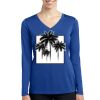 Women's Long Sleeve PosiCharge ® Competitor V Neck Tee Thumbnail