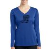 Women's Long Sleeve PosiCharge ® Competitor V Neck Tee Thumbnail