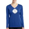 Women's Long Sleeve PosiCharge ® Competitor V Neck Tee Thumbnail