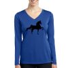 Women's Long Sleeve PosiCharge ® Competitor V Neck Tee Thumbnail