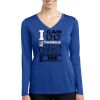 Women's Long Sleeve PosiCharge ® Competitor V Neck Tee Thumbnail