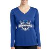 Women's Long Sleeve PosiCharge ® Competitor V Neck Tee Thumbnail