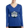 Women's Long Sleeve PosiCharge ® Competitor V Neck Tee Thumbnail