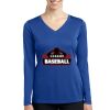 Women's Long Sleeve PosiCharge ® Competitor V Neck Tee Thumbnail