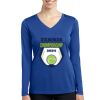 Women's Long Sleeve PosiCharge ® Competitor V Neck Tee Thumbnail