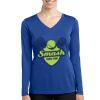 Women's Long Sleeve PosiCharge ® Competitor V Neck Tee Thumbnail