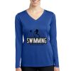 Women's Long Sleeve PosiCharge ® Competitor V Neck Tee Thumbnail