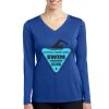Women's Long Sleeve PosiCharge ® Competitor V Neck Tee Thumbnail