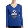 Women's Long Sleeve PosiCharge ® Competitor V Neck Tee Thumbnail