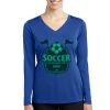 Women's Long Sleeve PosiCharge ® Competitor V Neck Tee Thumbnail