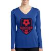 Women's Long Sleeve PosiCharge ® Competitor V Neck Tee Thumbnail