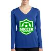 Women's Long Sleeve PosiCharge ® Competitor V Neck Tee Thumbnail