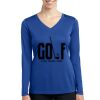 Women's Long Sleeve PosiCharge ® Competitor V Neck Tee Thumbnail