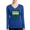 Women's Long Sleeve PosiCharge ® Competitor V Neck Tee Thumbnail