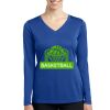 Women's Long Sleeve PosiCharge ® Competitor V Neck Tee Thumbnail