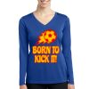 Women's Long Sleeve PosiCharge ® Competitor V Neck Tee Thumbnail