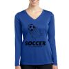 Women's Long Sleeve PosiCharge ® Competitor V Neck Tee Thumbnail