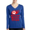 Women's Long Sleeve PosiCharge ® Competitor V Neck Tee Thumbnail