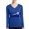 Women's Long Sleeve PosiCharge ® Competitor V Neck Tee Thumbnail