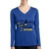 Women's Long Sleeve PosiCharge ® Competitor V Neck Tee Thumbnail