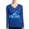 Women's Long Sleeve PosiCharge ® Competitor V Neck Tee Thumbnail