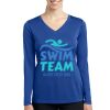 Women's Long Sleeve PosiCharge ® Competitor V Neck Tee Thumbnail
