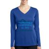Women's Long Sleeve PosiCharge ® Competitor V Neck Tee Thumbnail