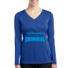 Women's Long Sleeve PosiCharge ® Competitor V Neck Tee Thumbnail
