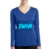 Women's Long Sleeve PosiCharge ® Competitor V Neck Tee Thumbnail