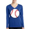 Women's Long Sleeve PosiCharge ® Competitor V Neck Tee Thumbnail