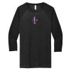 Unisex 3/4 Sleeve Baseball Tee Unisex 3/4 Sleeve Baseball Tee Thumbnail